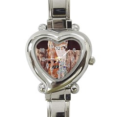 The Three Ages Of Woman- Gustav Klimt Heart Italian Charm Watch by Valentinaart