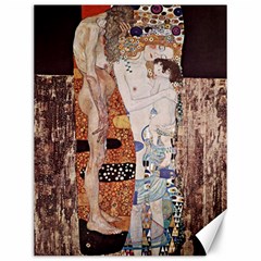 The Three Ages Of Woman- Gustav Klimt Canvas 12  X 16   by Valentinaart