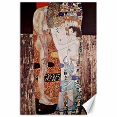 The Three Ages Of Woman- Gustav Klimt Canvas 20  X 30   by Valentinaart