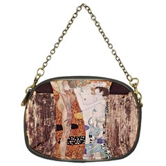 The Three Ages Of Woman- Gustav Klimt Chain Purses (two Sides)  by Valentinaart