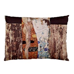 The Three Ages Of Woman- Gustav Klimt Pillow Case by Valentinaart