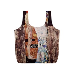 The Three Ages Of Woman- Gustav Klimt Full Print Recycle Bags (s)  by Valentinaart