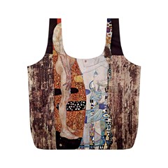 The Three Ages Of Woman- Gustav Klimt Full Print Recycle Bags (m)  by Valentinaart