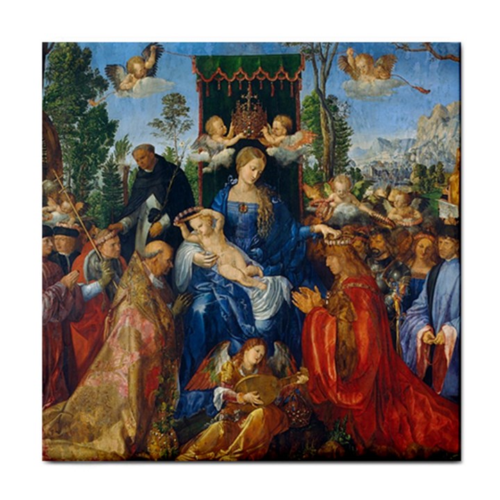 Feast of the Rosary - Albrecht Dürer Tile Coasters