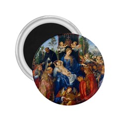 Feast Of The Rosary - Albrecht Dürer 2 25  Magnets by Valentinaart