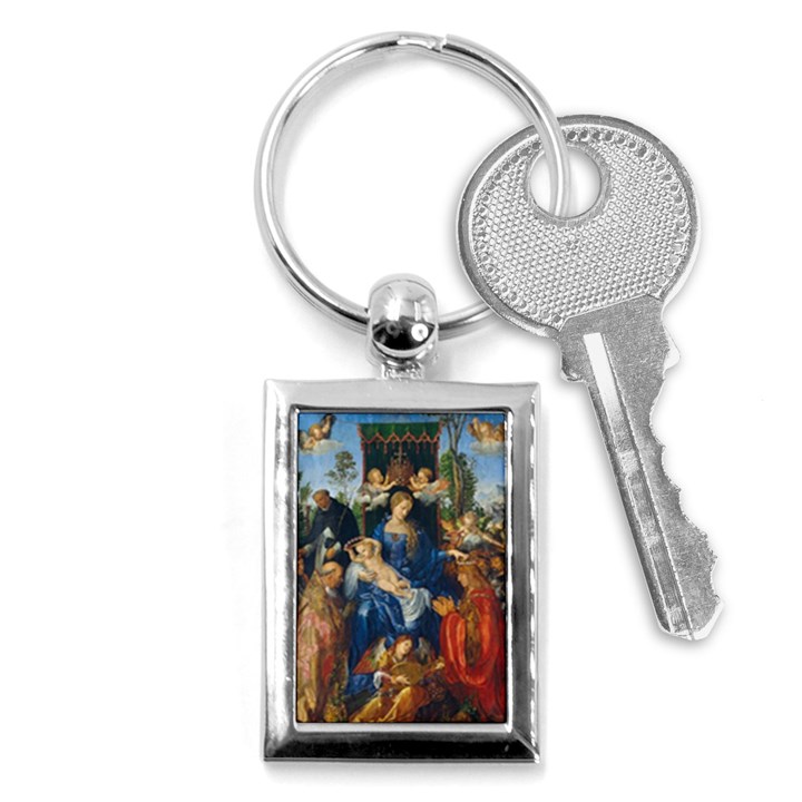 Feast of the Rosary - Albrecht Dürer Key Chains (Rectangle) 