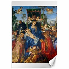 Feast Of The Rosary - Albrecht Dürer Canvas 24  X 36  by Valentinaart