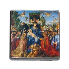 Feast Of The Rosary - Albrecht Dürer Memory Card Reader (square) by Valentinaart