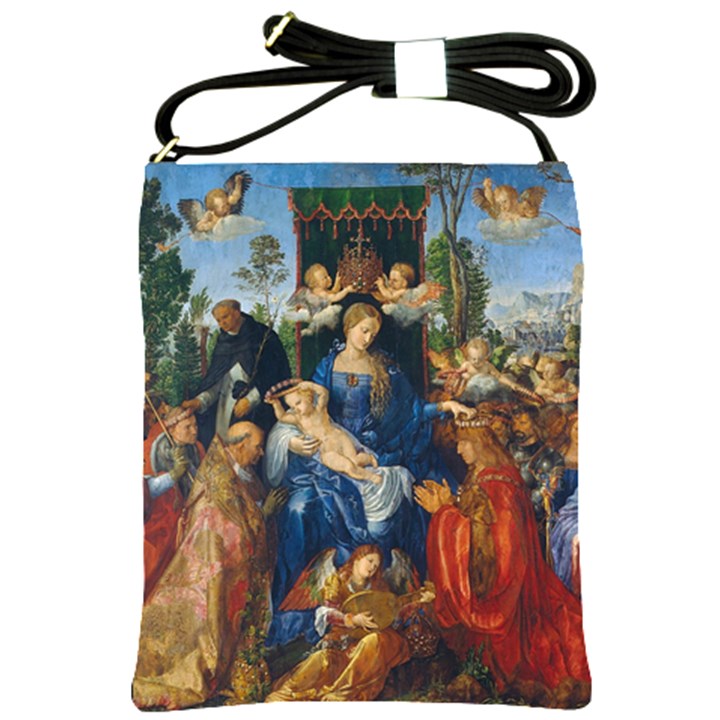 Feast of the Rosary - Albrecht Dürer Shoulder Sling Bags