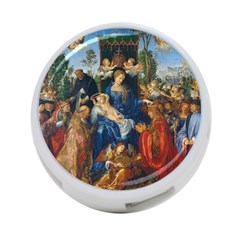 Feast Of The Rosary - Albrecht Dürer 4-port Usb Hub (one Side) by Valentinaart