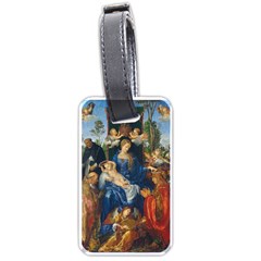 Feast Of The Rosary - Albrecht Dürer Luggage Tags (one Side)  by Valentinaart