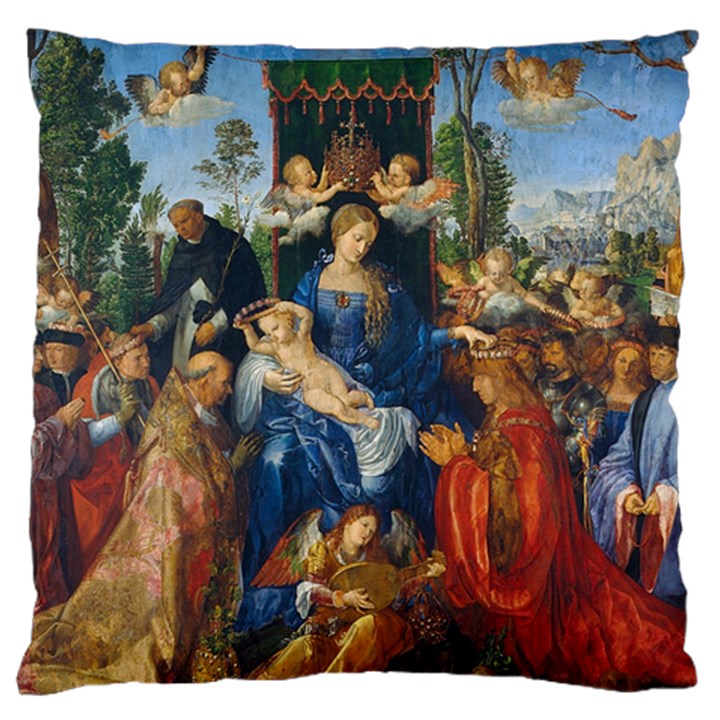 Feast of the Rosary - Albrecht Dürer Standard Flano Cushion Case (Two Sides)