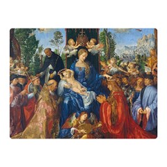 Feast Of The Rosary - Albrecht Dürer Double Sided Flano Blanket (mini)  by Valentinaart