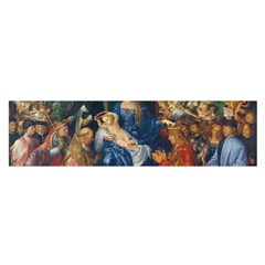 Feast Of The Rosary - Albrecht Dürer Satin Scarf (oblong) by Valentinaart