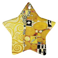 The Embrace - Gustav Klimt Ornament (Star)