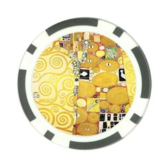 The Embrace - Gustav Klimt Poker Chip Card Guard (10 pack)