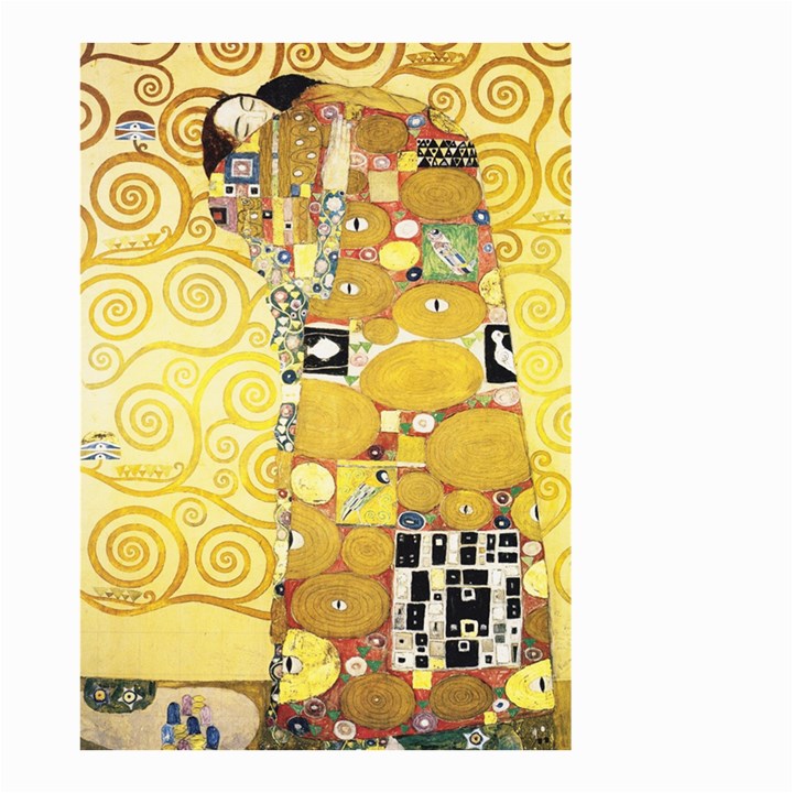 The Embrace - Gustav Klimt Small Garden Flag (Two Sides)