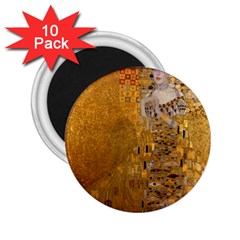 Adele Bloch-bauer I - Gustav Klimt 2 25  Magnets (10 Pack)  by Valentinaart