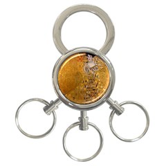 Adele Bloch-bauer I - Gustav Klimt 3-ring Key Chains by Valentinaart