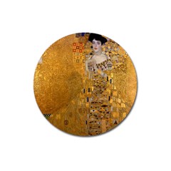 Adele Bloch-bauer I - Gustav Klimt Magnet 3  (round) by Valentinaart