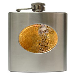 Adele Bloch-bauer I - Gustav Klimt Hip Flask (6 Oz) by Valentinaart