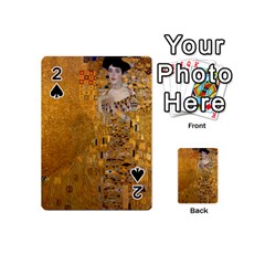 Adele Bloch-bauer I - Gustav Klimt Playing Cards 54 (mini)  by Valentinaart