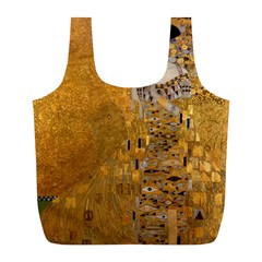 Adele Bloch-bauer I - Gustav Klimt Full Print Recycle Bags (l) 