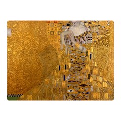 Adele Bloch-bauer I - Gustav Klimt Double Sided Flano Blanket (mini)  by Valentinaart