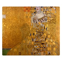 Adele Bloch-bauer I - Gustav Klimt Double Sided Flano Blanket (small)  by Valentinaart