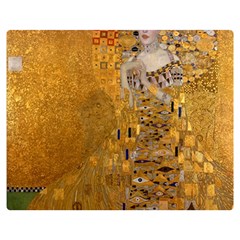 Adele Bloch-bauer I - Gustav Klimt Double Sided Flano Blanket (medium)  by Valentinaart