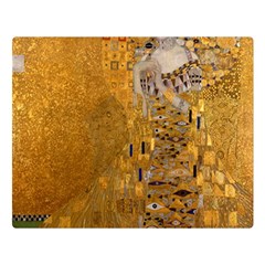 Adele Bloch-bauer I - Gustav Klimt Double Sided Flano Blanket (large)  by Valentinaart