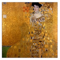 Adele Bloch-bauer I - Gustav Klimt Large Satin Scarf (square) by Valentinaart