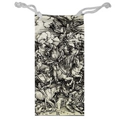 Four Horsemen Of The Apocalypse - Albrecht Dürer Jewelry Bag by Valentinaart