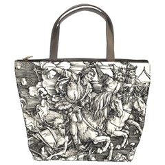 Four Horsemen Of The Apocalypse - Albrecht Dürer Bucket Bags by Valentinaart