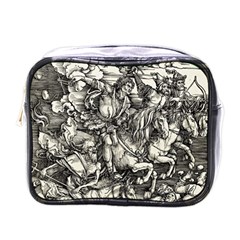 Four Horsemen Of The Apocalypse - Albrecht Dürer Mini Toiletries Bags by Valentinaart