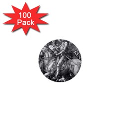 Death And The Devil - Albrecht Dürer 1  Mini Buttons (100 Pack)  by Valentinaart