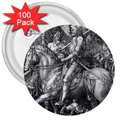 Death And The Devil - Albrecht Dürer 3  Buttons (100 Pack)  by Valentinaart