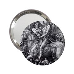 Death And The Devil - Albrecht Dürer 2 25  Handbag Mirrors by Valentinaart