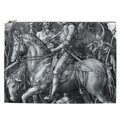 Death And The Devil - Albrecht Dürer Cosmetic Bag (xxl)  by Valentinaart