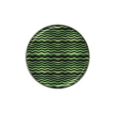 Modern Wavy Stripes Pattern Hat Clip Ball Marker by dflcprints