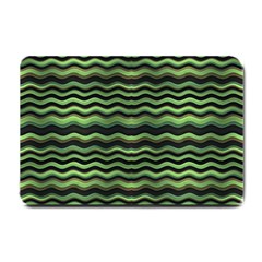 Modern Wavy Stripes Pattern Small Doormat  by dflcprints