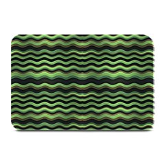 Modern Wavy Stripes Pattern Plate Mats by dflcprints