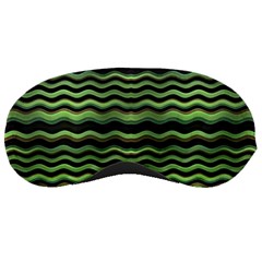 Modern Wavy Stripes Pattern Sleeping Masks by dflcprints