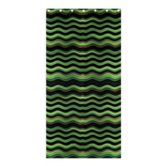 Modern Wavy Stripes Pattern Shower Curtain 36  X 72  (stall)  by dflcprints