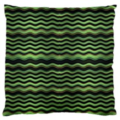 Modern Wavy Stripes Pattern Standard Flano Cushion Case (one Side) by dflcprints