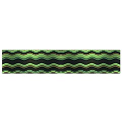 Modern Wavy Stripes Pattern Small Flano Scarf by dflcprints