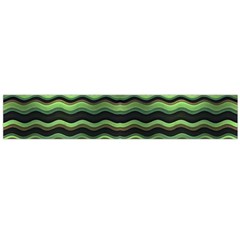 Modern Wavy Stripes Pattern Large Flano Scarf 