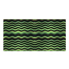 Modern Wavy Stripes Pattern Satin Shawl by dflcprints