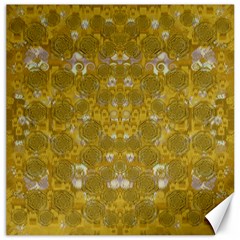 Golden Stars In Modern Renaissance Style Canvas 12  X 12   by pepitasart