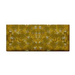 Golden Stars In Modern Renaissance Style Hand Towel by pepitasart